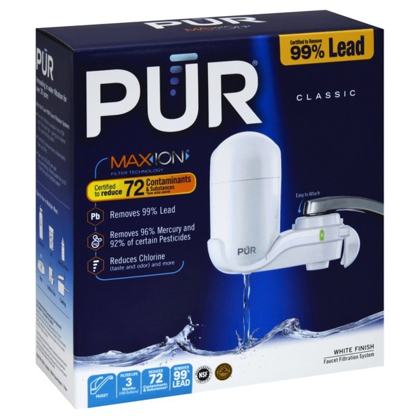 Pur Faucet Filtration System Classic White Finish 1 Each From