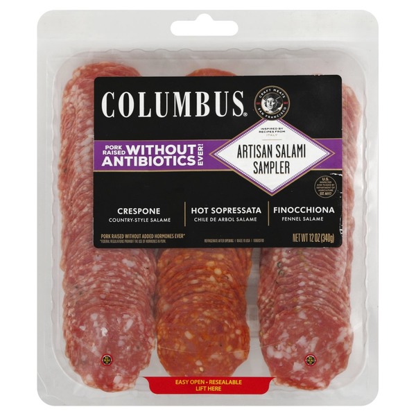 Columbus Salami Sampler, Artisan (12 oz) Instacart