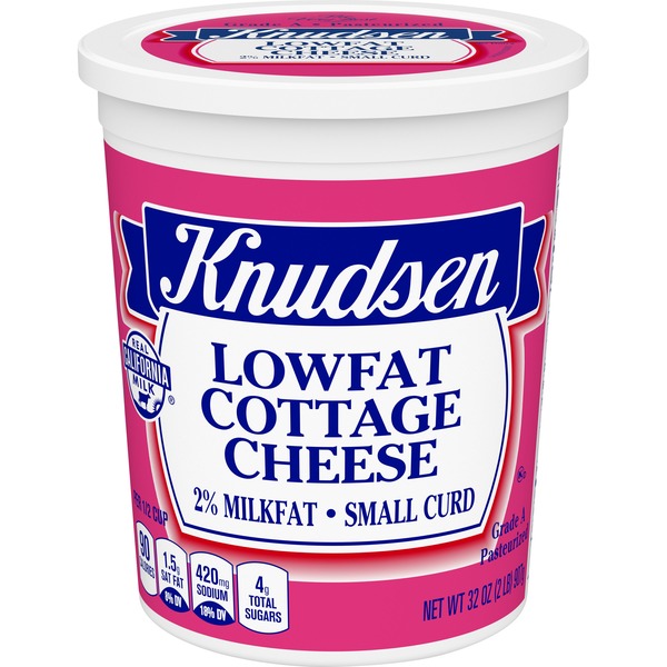 Knudsen Small Curd Low Fat Cottage Cheese (32 oz) from Walmart Instacart