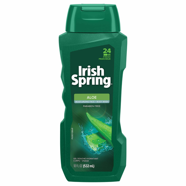 Irish Spring Men's Body Wash Shower Gel, Aloe Same-Day Delivery or Pickup |  Market 32 and Price Chopper