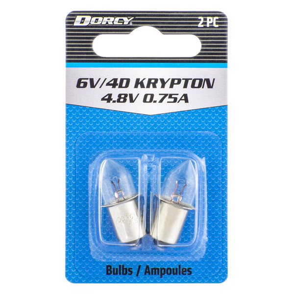 Dorcy 6v/4d Krypton Bulbs