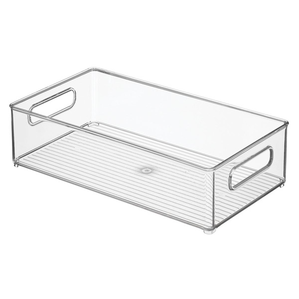 iDesign 8x14.75x4 Inch Fridge + Freeze Binz! Plastic Refrigerator Bins