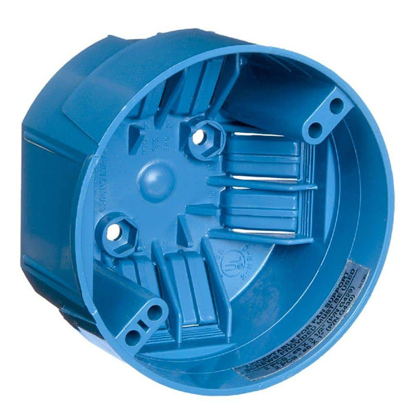 Carlon 4 In. 20 Cu. In. Electrical Pvc New Work Electrical Ceiling Box (b720r-shk)