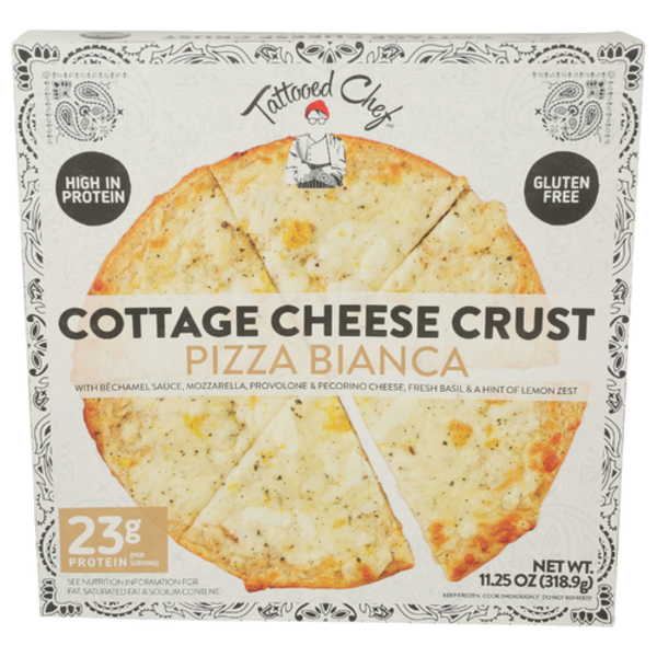 Tattooed Chef Pizza Bianca Cottage Cheese Crust Pizza