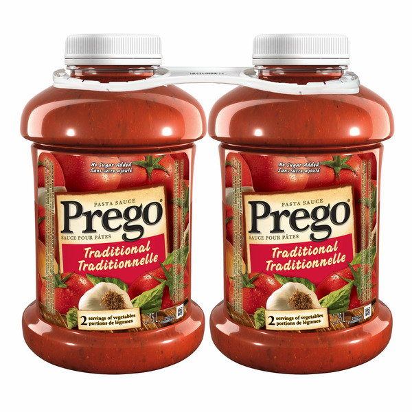 Campbell Prego Traditional Pasta Sauce 2 x 1.75 L