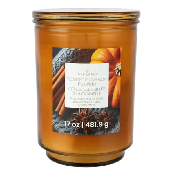 Ashland Toasted Cinnamon Pumpkin Fall Scented Jar Candle