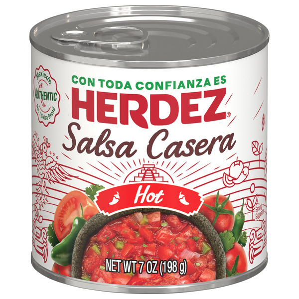 HERDEZ Salsa Casera Hot, 7 OZ