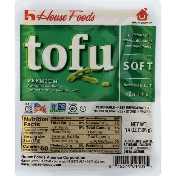 House Foods Tofu, Premium, Soft