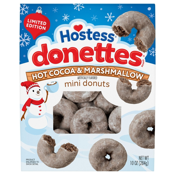 Hostess Hot Cocoa & Marshmallow Artificially Flavored Mini Donuts