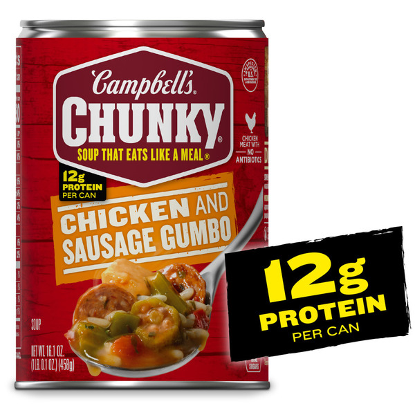 Campbell's Chicken and Sausage Gumbo Soup
