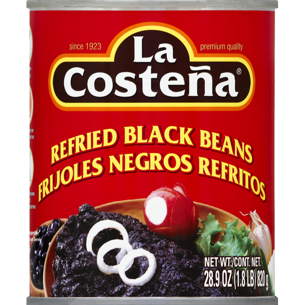 La Costeña Black Beans, Refried