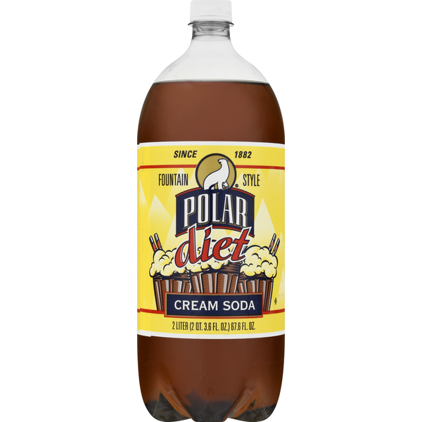 Polar Cream Soda, Diet, Fountain Style (2 L) Instacart