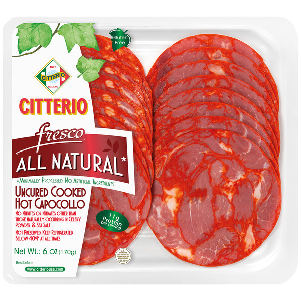 Citterio USA Hot Capocollo Fresco Same-Day Delivery | Food Bazaar