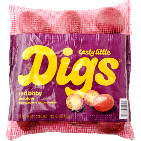Tasty Little Digs Red Baby Potatoes Bag