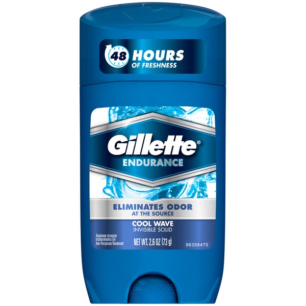 Gillette Endurance Cool Wave Invisible Solid AntiPerspirant/Deodorant