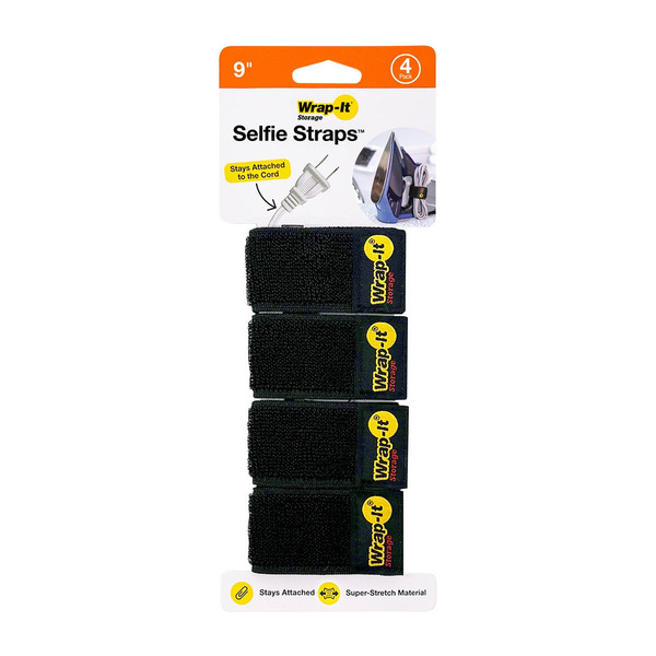 Wrap It Selfie Straps, 9 x 1-1/2 x 1/8 Inch