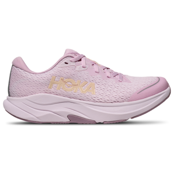 Hoka Kids' Grade School Rincon 4 Shoes, Size 5, Medium/D - Lilac Cream & Tangerine Glow