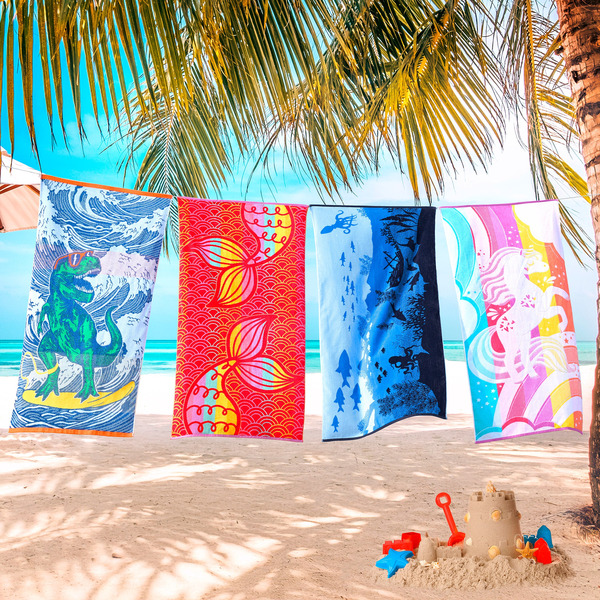 Loftex Kids Beach Towel, Assorted Designs Same-Day Delivery | Costco