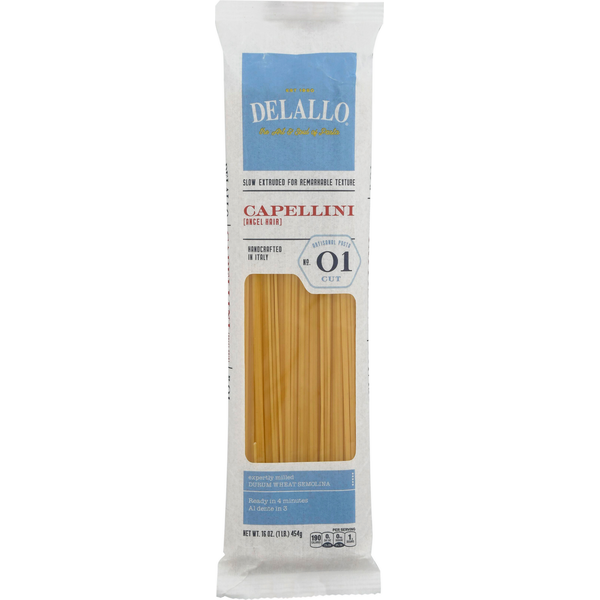 DeLallo Capellini, Angel Hair, No. 01 Cut Same-Day Delivery or