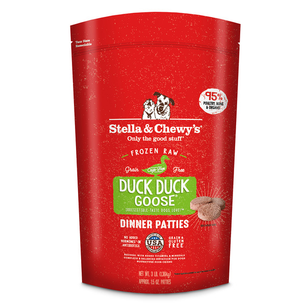 Stella & Chewy’s Frozen Duck Duck Goose Patties