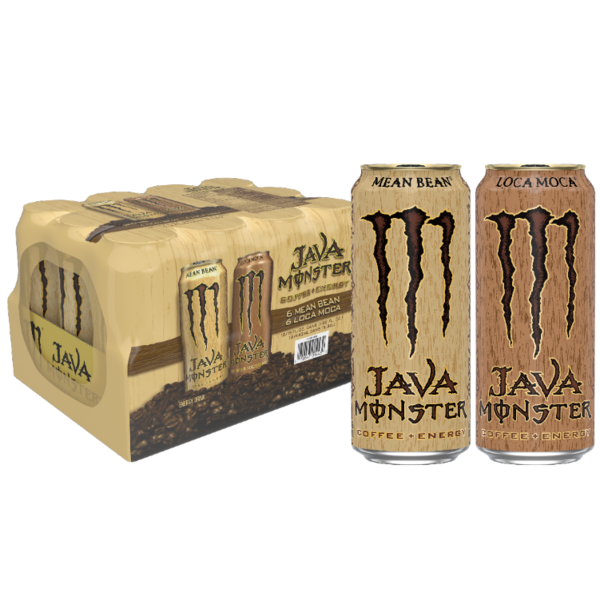 Monster -  Java Coffee Variety Pack (Mean Bean & Loca Moca) - 15 oz/12-ct