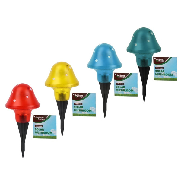 Outdoors By Design Solar Mushroom Light