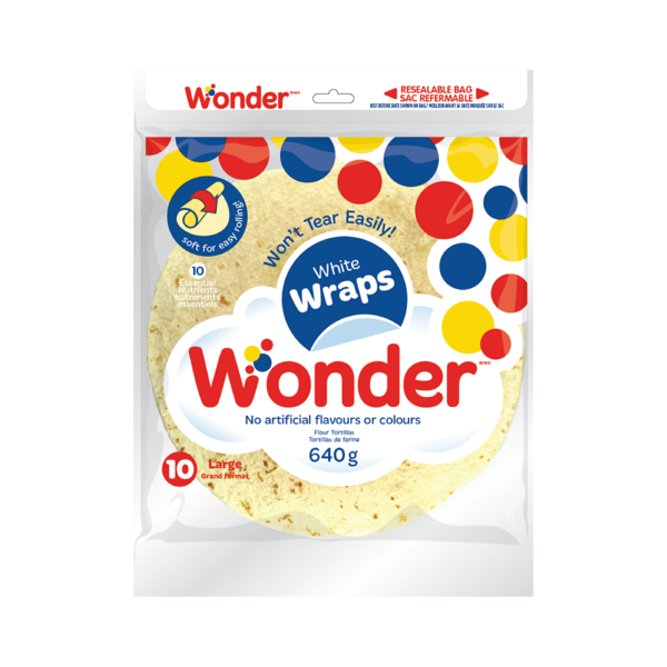 Wonder Bread White Large Wraps Same-Day Delivery | Commisso's