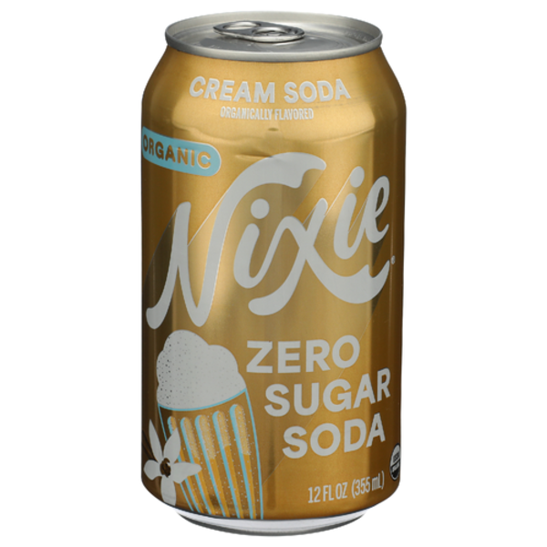 Nixie Sparkling Water Organic Zero Sugar Cream Soda