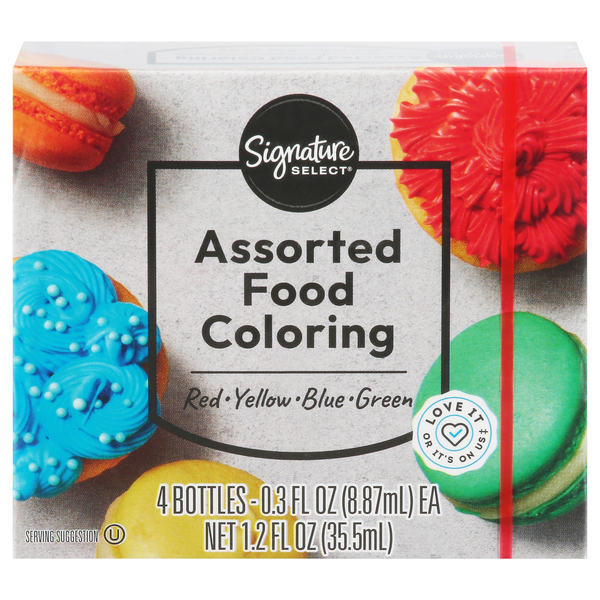 Signature SELECT Assorted Food Coloring