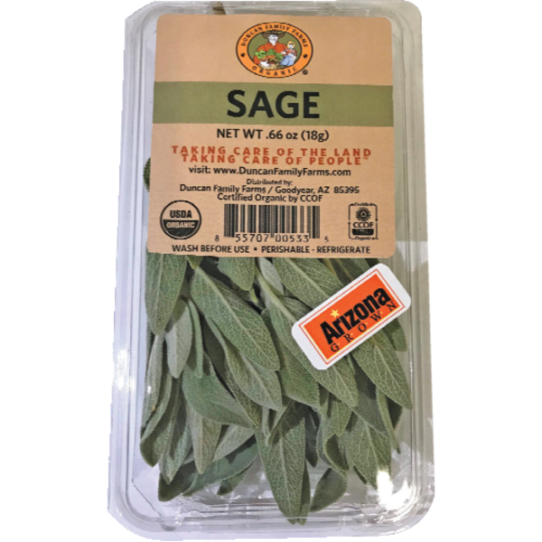 Duncan Family Farms Organic Fresh Sage Package
