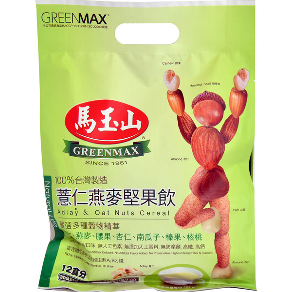 Greenmax Adlay & Oat Nuts Cereal