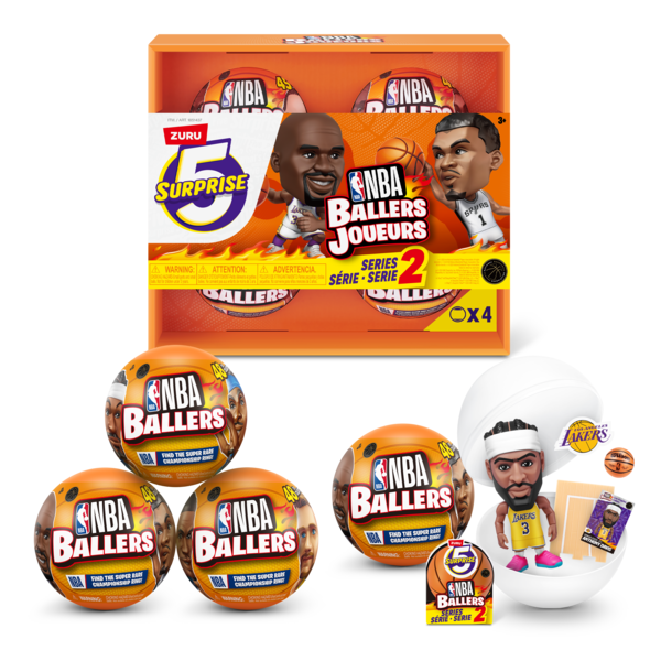 5 Surprise NBA Ballers - Series 2, 4-pack Same-Day Delivery | Costco