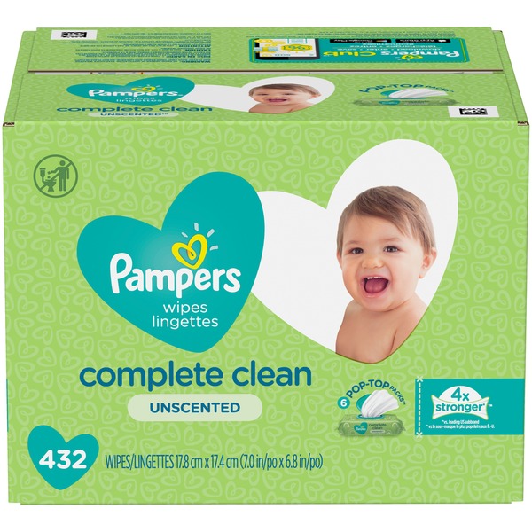 pampers baby wipes unscented