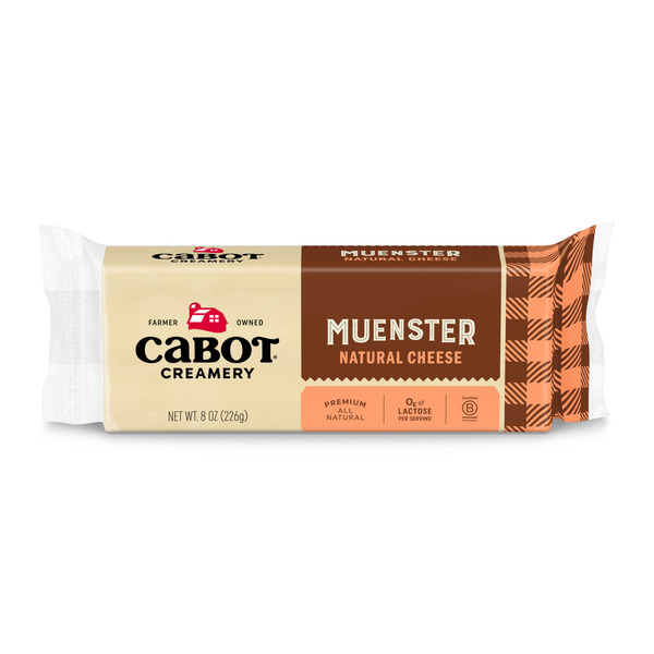 Cabot Muenster Cheese Block, 8 oz Same-Day Delivery or Pickup
