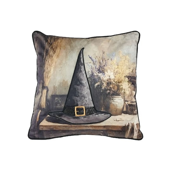 Ashland Witch Hat Throw Pillow, 16 x 16 in