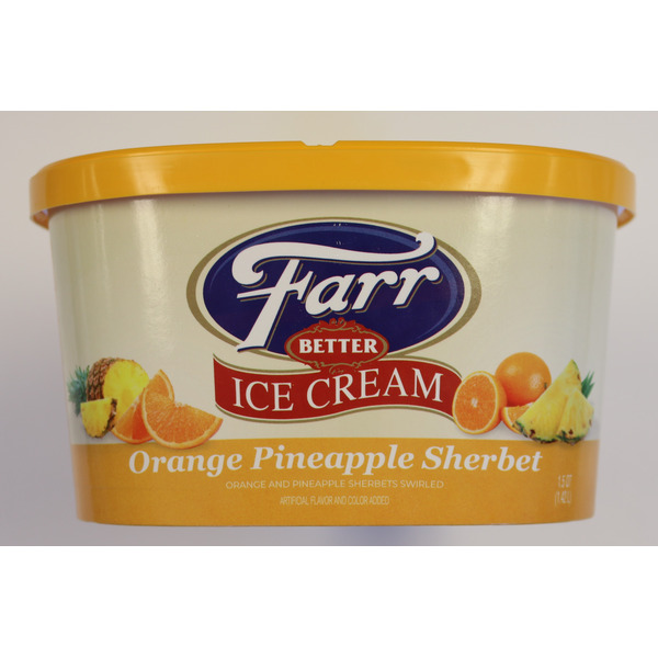 オレンジシャーベット Farr's Orange Pineapple Sherbet Same-Day Delivery or Pickup | Harmons