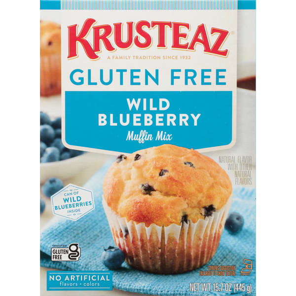 Krusteaz Gluten Free Wild Blueberry Muffin Mix