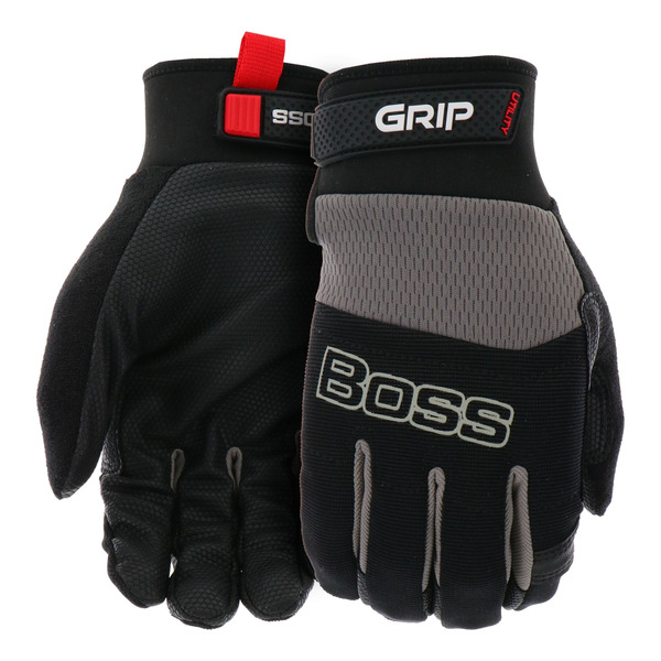 Boss Black Synthetic leather Construction Gloves 1 -Pairs