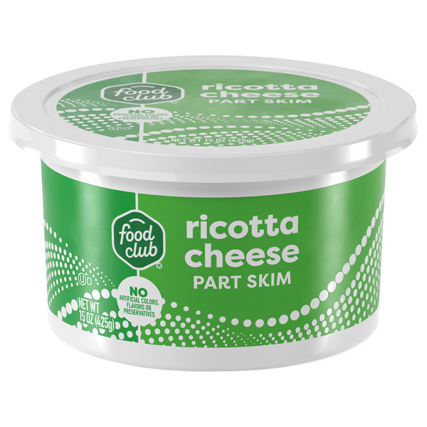 Food Club Ricotta Food Club Ricotta Cheese Part Skim Same-Day Delivery or Pickup | Super ...