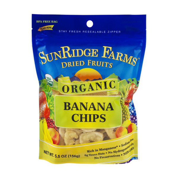 SunRidge Farms Banana Chips, Organic Same-Day Delivery or Pickup | Gelson's
