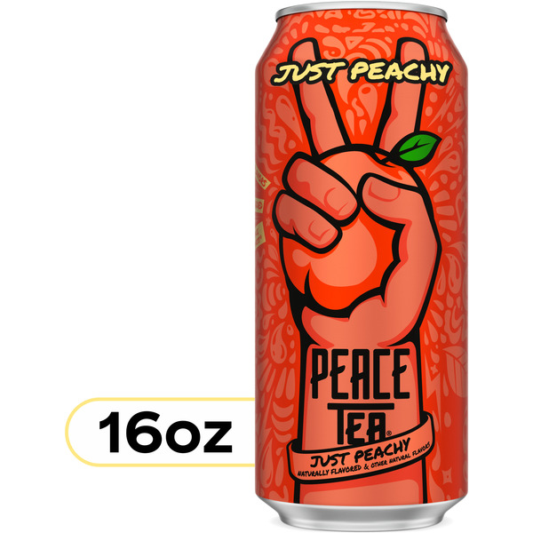 Peace Tea Just Peachy Iced Tea Can