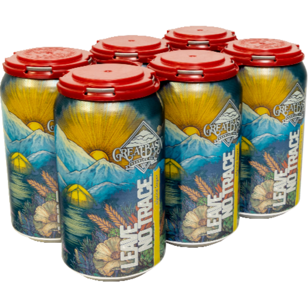 Great Basin Brewing Leave No Trace Lager 6 Pack Cans