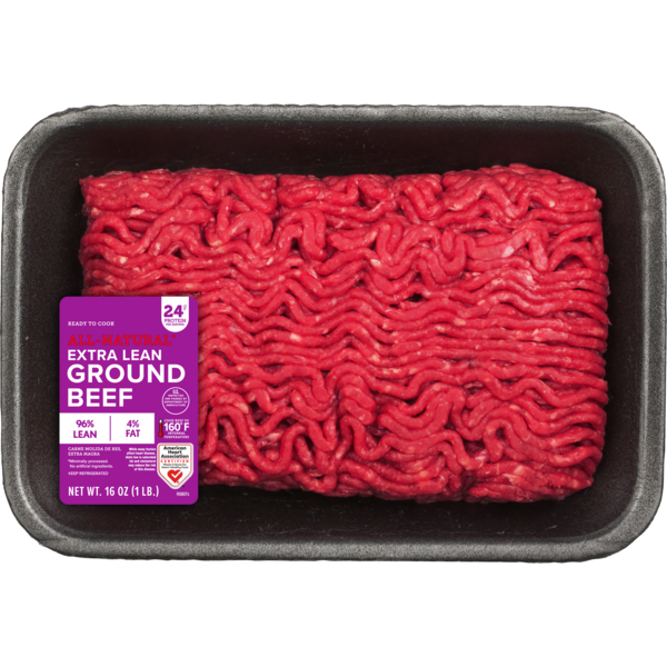 Ibp Trusted Excellence All Natural* Extra Lean Ground Beef, 1 lb