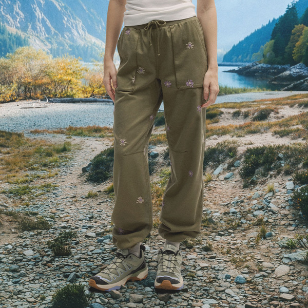 Alpine Design Women's Hike Pant, XL - Rustic Olive/Daisy