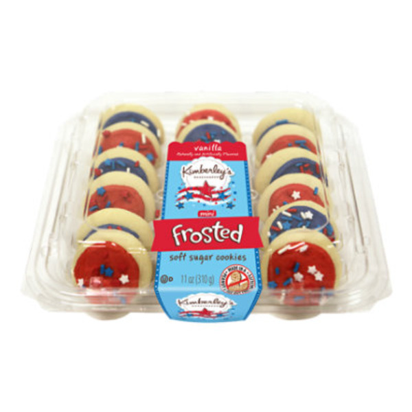 Kimberley's Bakeshoppe Vanilla Mini Frosted Soft Sugar Cookies