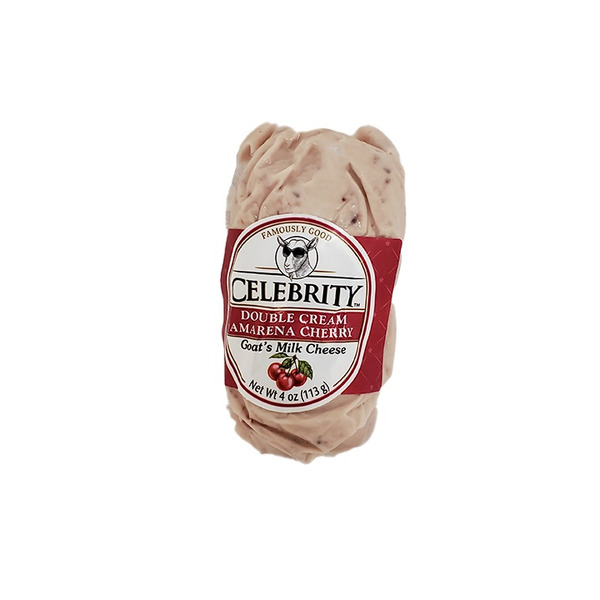 Celebrity Double Cream Amarena Cherry Goat's Milk Cheese Same-Day