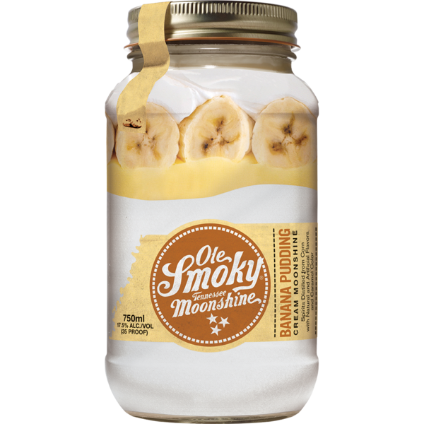 Ole Smoky Banana Pudding Cream Moonshine Same-Day Delivery or