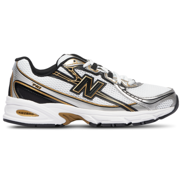 New Balance Men's 740 Running Shoes, Size 10 - White/Black/Gold