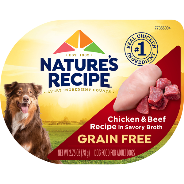 Dry Dog Nature's Recipe Wet Dog Food Walmart Recipe Grain