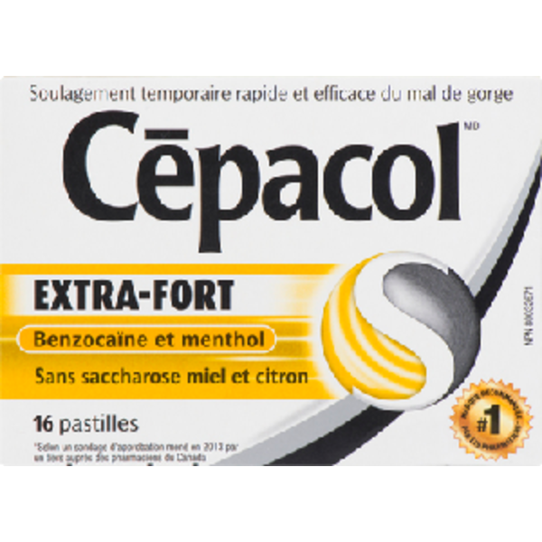 Cepacol Extra Strength Honey Lemon Sore Throat Lozenges Same-Day
